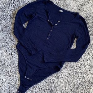 Aerie Real Soft Ribbed Bodysuit